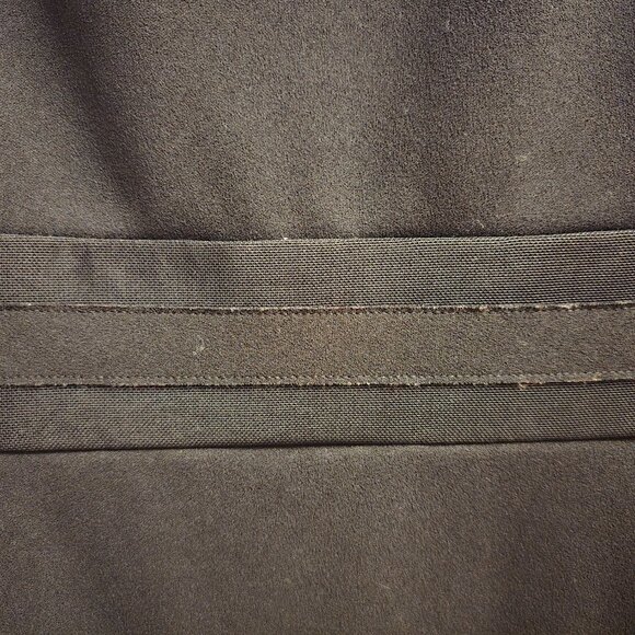 Calvin Klein Black Illusion Stripe Dress - Size 12 - Picture 4 of 5